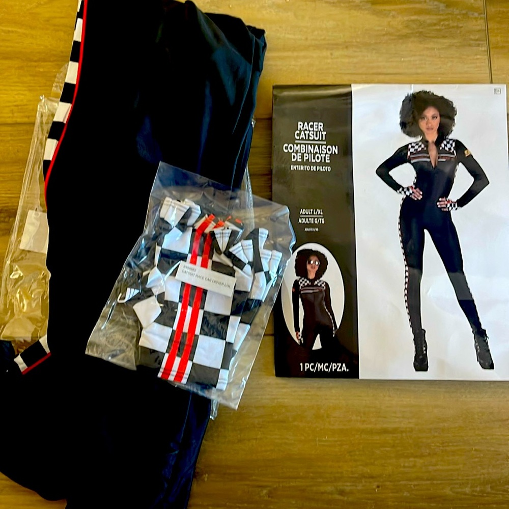 Halloween costume Racer catsuit. New never used